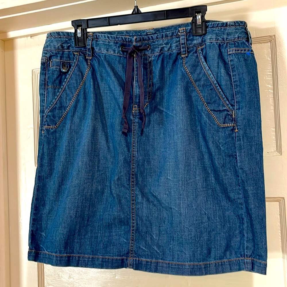 Eddie Bauer 14 Denim Skirt